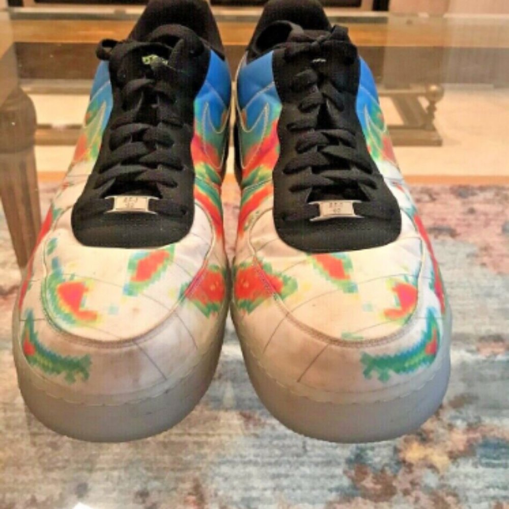 Nike Air Force 1 Comfort PRM Weatherman 599457-100 Size 14